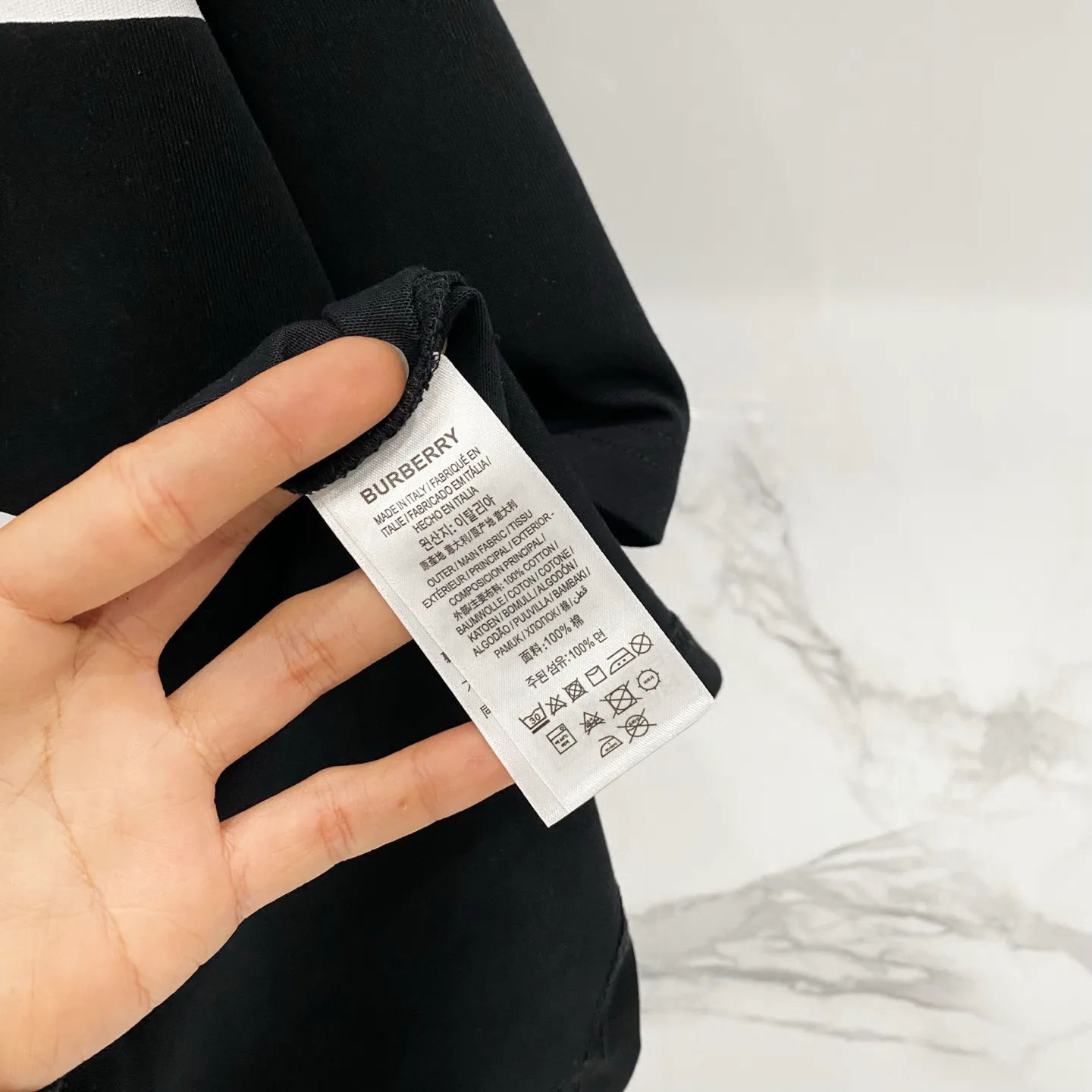 BURBERRY/ - 260 T 🛡️ LOGO Quality 100 ％ Versatile Size:XS-L :Black.White.Blue. .Gray.Khaki